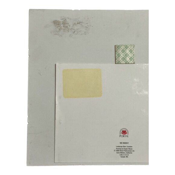 Claude Monet “Landscape Near Zaandam” Art Print | 8x10 Matted | 1986 Portal Publ - Picture 5 of 8